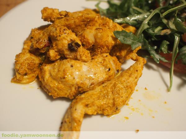 Indisches Tandoori-Chicken Curry