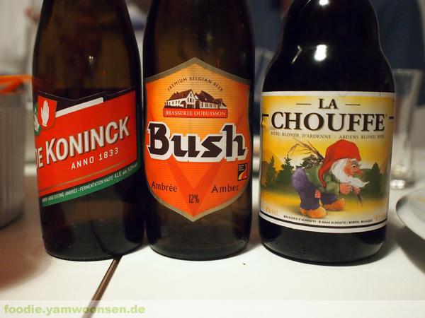 Belgische Biere von unserer Benelux Reise