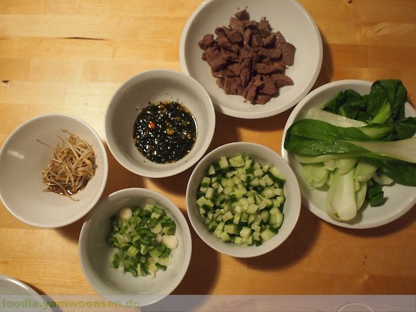 Vietnamesische Pak Choi Taschen