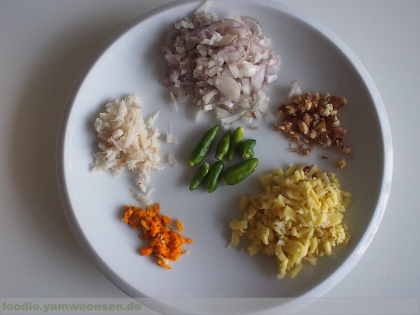 Grüne Currypaste für Thai Curry
