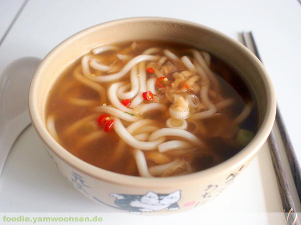 Japanische Udon Suppe von Assi