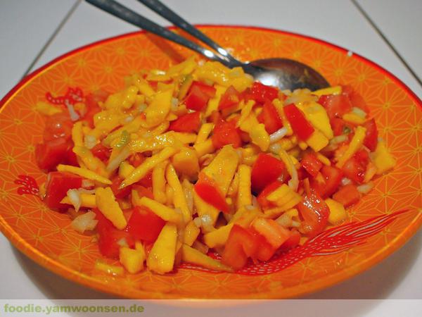 Mango-Tomaten-Salat aus Tansania