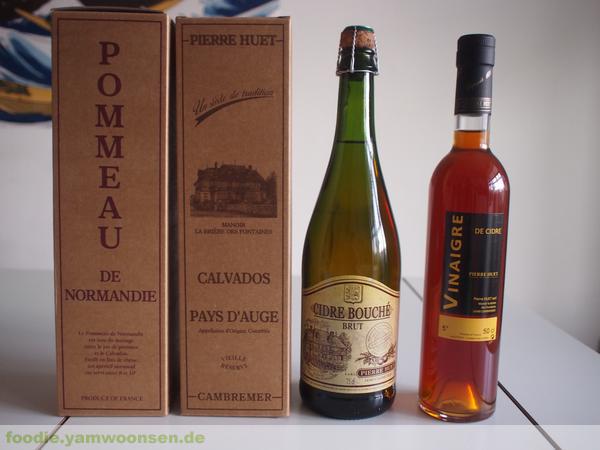 Cidre, Pommeau und Calvados