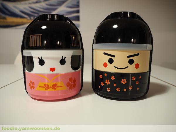 Japanische Kokeshi Bento-Boxen