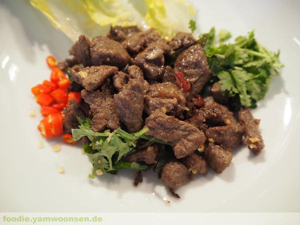 Einfaches trockenes Thai Curry