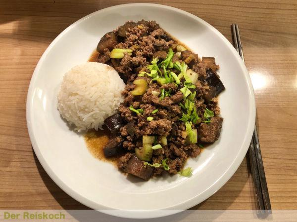 Chinesisches Hackfleisch in Bohnensoße