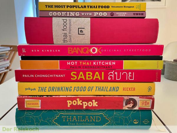 Zehn Kochbücher für die Thai Küche